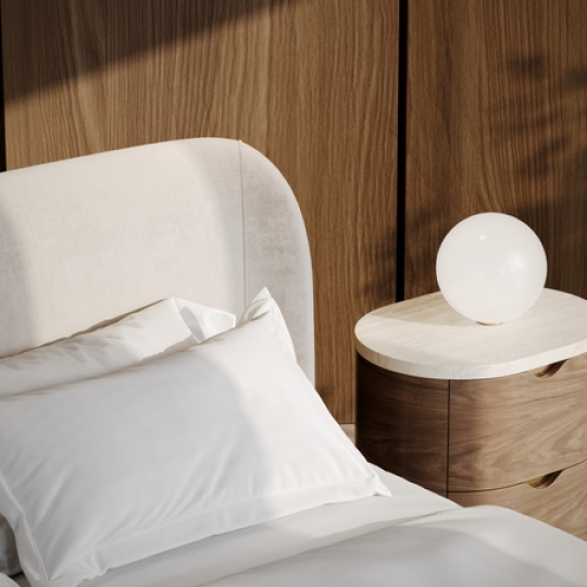 Fleur Uph Queen Bed